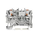 [2202-1201] 2202 - Single Deck Terminal Block (2-conductor, Gray)