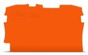 [2000-1292] 2000/2002/2202 Single Deck End plate (0.7mm, 2-conductor, Orange)